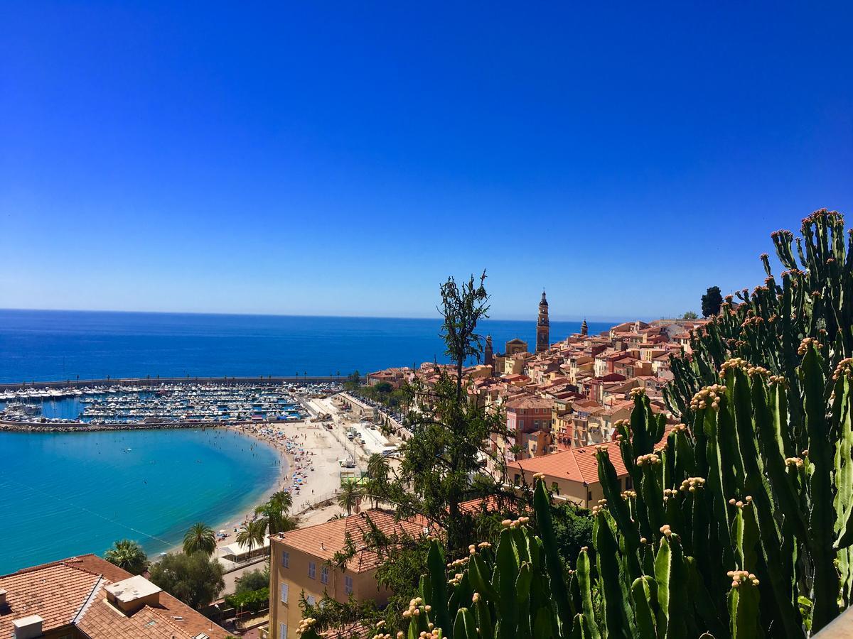 Les Glycines Apartment Menton Exterior photo